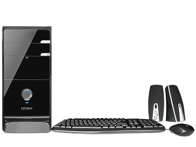 CPU Qbex UDP Atlas Gold c/ AMD C60 - 4GB 750GB Grava DVD - CPU